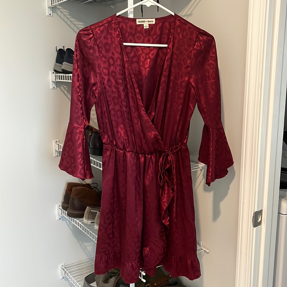 Nordstrom Burgundy dress size S